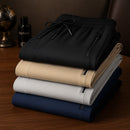 [Leve 3, Pague Só 2] Calça Vortex Masculina em Seda Gelada, Poliéster e Spandex, com Relógio e Cinto GRÁTIS