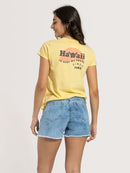 Baby Look Hang Loose Sunset Amarela