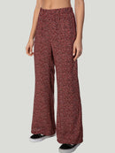 Calça Hang Loose Pantalona Animal Marrom