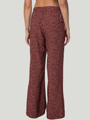 Calça Hang Loose Pantalona Animal Marrom