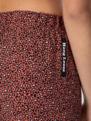 Calça Hang Loose Pantalona Animal Marrom