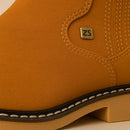 [+3 Regalos Brutos!] Bota Texas para Hombre Antideslizante en Cuero Nobuck Legítimo con Elástico Lateral