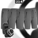 [Leve 4, Pague Só 2] Bermudas Masculinas Ravex com Compressão Térmica em Poliéster, Nylon e Elastano