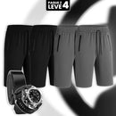 [Leve 4, Pague Só 2] Bermudas Masculinas Ravex com Compressão Térmica em Poliéster, Nylon e Elastano