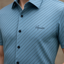 [Pague 2, Leve 4] Kit com 4 Camisas Masculinas Listradas Moretti com Manga Média em Nylon e Elastano