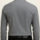 [Pague 2, Leve 4] Kit com 4 Camisas Sociais Listradas Viero de Manga Longa em Algodão e Seda Gelo