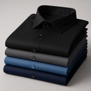 [Pague 3, Leve 5] Kit com 5 Camisas Masculinas Cardin de Manga Longa (65% Algodão + 35% Seda Gelo)