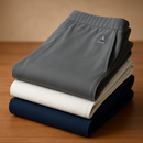 [Leve 3, Pague Só 2] Kit Exclusivo de 3 Calças Chino Masculinas Velar em Tecido Premium de Poliéster, Algodão e Nylon