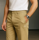 [Leve 3, Pague Só 2] Kit Exclusivo de 3 Calças Chino Masculinas Velar em Tecido Premium de Poliéster, Algodão e Nylon