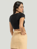 Cropped Hang Loose Fantasy Preto