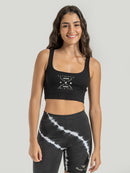 Blusa Cropped Hang Loose Lost Preta