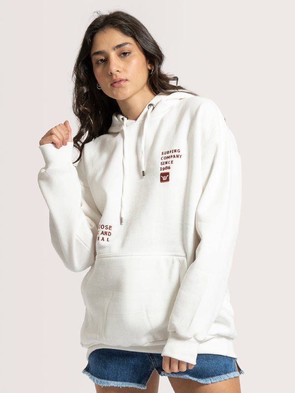 Moletom Hang Loose Clean Off White