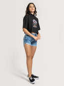 Camiseta Hang Loose Flower Preta