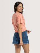 Cropped Hang Loose Hang Coral
