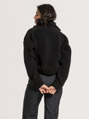 Jaqueta Fleece Hang Loose Sheep Skin Preta