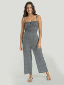 Macacão Geométrico Hang Loose Preto