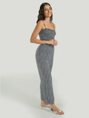 Macacão Geométrico Hang Loose Preto