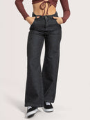 Calça Hang Loose Wide Leg Black