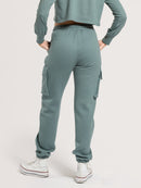 Calça Moletom Hang Loose Cargo Verde