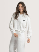 Conjunto Hang Loose Tricot Fleece Off White
