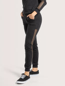 Conjunto Hang Loose Moletinho Logo Preto