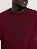 Moletom Careca Hang Loose Logo Bordô