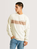 Moletom Careca Hang Loose Stripe Off White