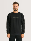 Moletom Careca Hang Loose Typo Preto