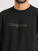 Moletom Careca Hang Loose Typo Preto
