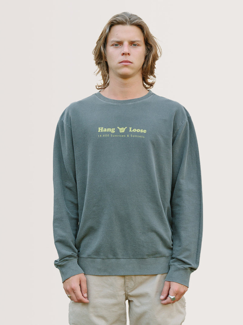 Moletom Careca Hang Loose Suave Verde