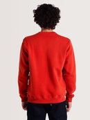 Moletom Careca Vermelho Felpado Hang Loose Typo