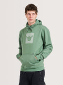 Moletom Canguru Hang Loose Logo Verde