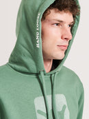 Moletom Canguru Hang Loose Logo Verde