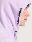 Moletom Canguru Hang Loose Clean Lilás