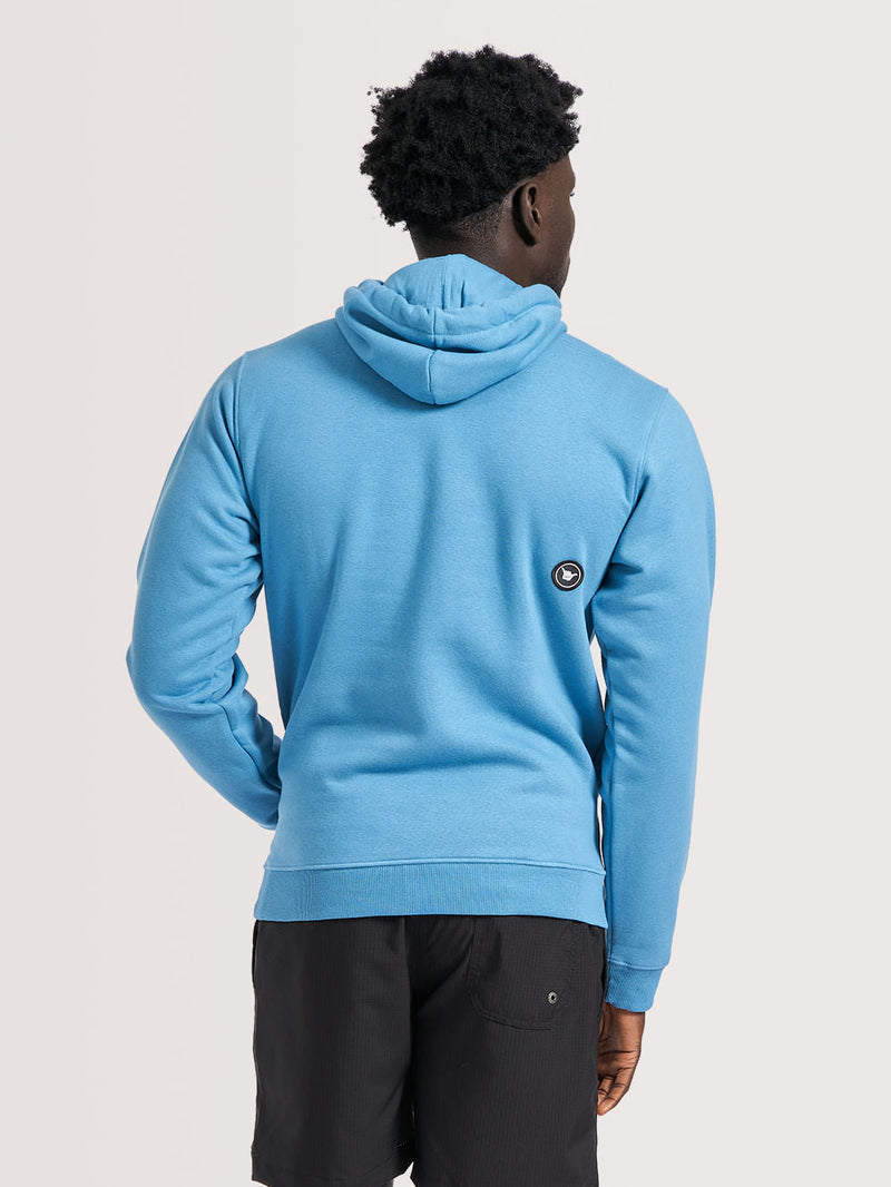 Moletom Canguru Hang Loose Embosslogo Azul