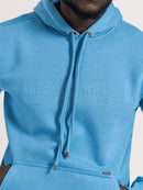 Moletom Canguru Hang Loose Embosslogo Azul