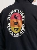 Moletom Canguru Hang Loose Yin Preto