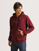 Moletom Canguru Hang Loose Sun Bordô