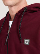 Moletom Canguru Hang Loose Mirror Bordô