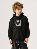 Moletom Canguru Hang Loose Logo Juvenil Preto