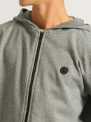 Moletom Canguru Hang Loose Chill Mescla Preto