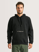 Moletom Canguru Hang Loose Minimal Preto