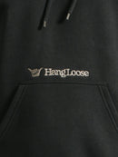 Moletom Canguru Hang Loose Minimal Preto