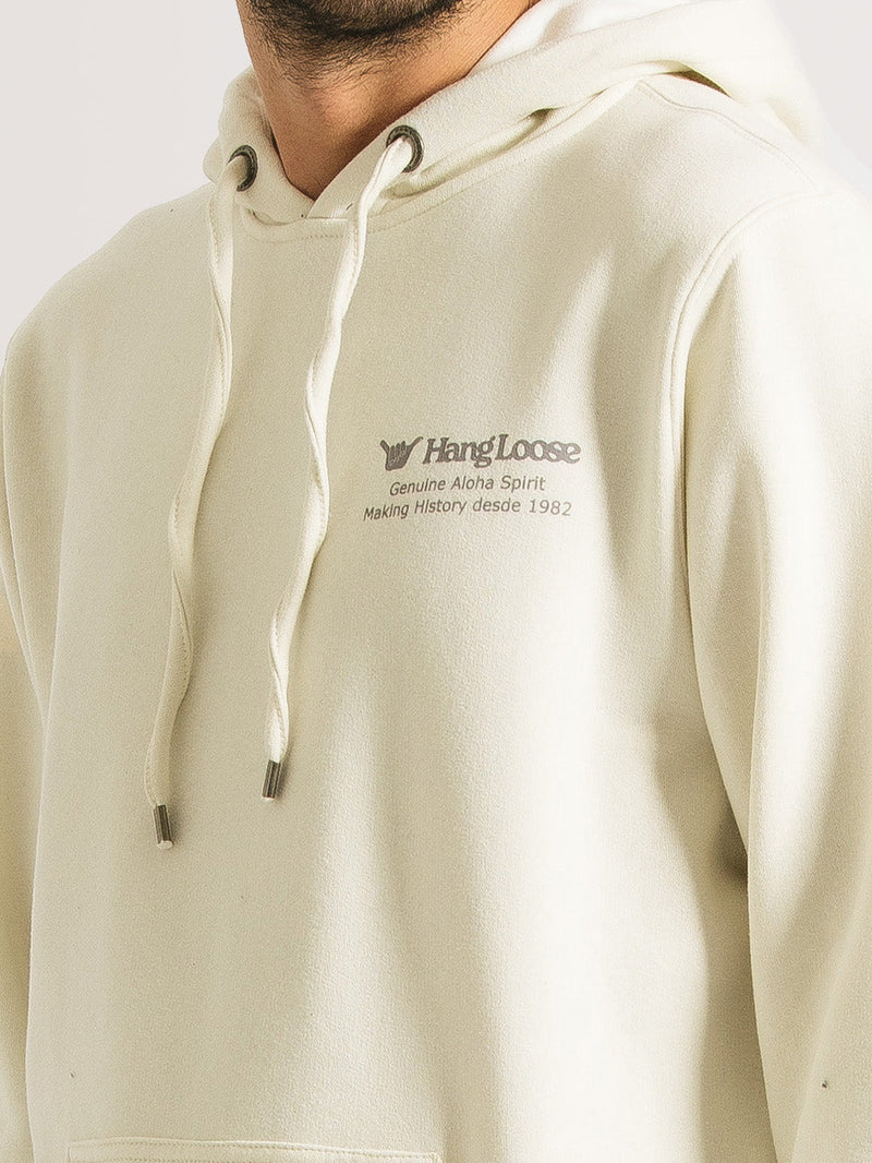 Moletom Canguru Hang Loose Matts Off White