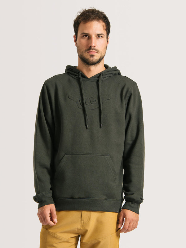 Moletom Canguru Hang Loose Retro Chumbo