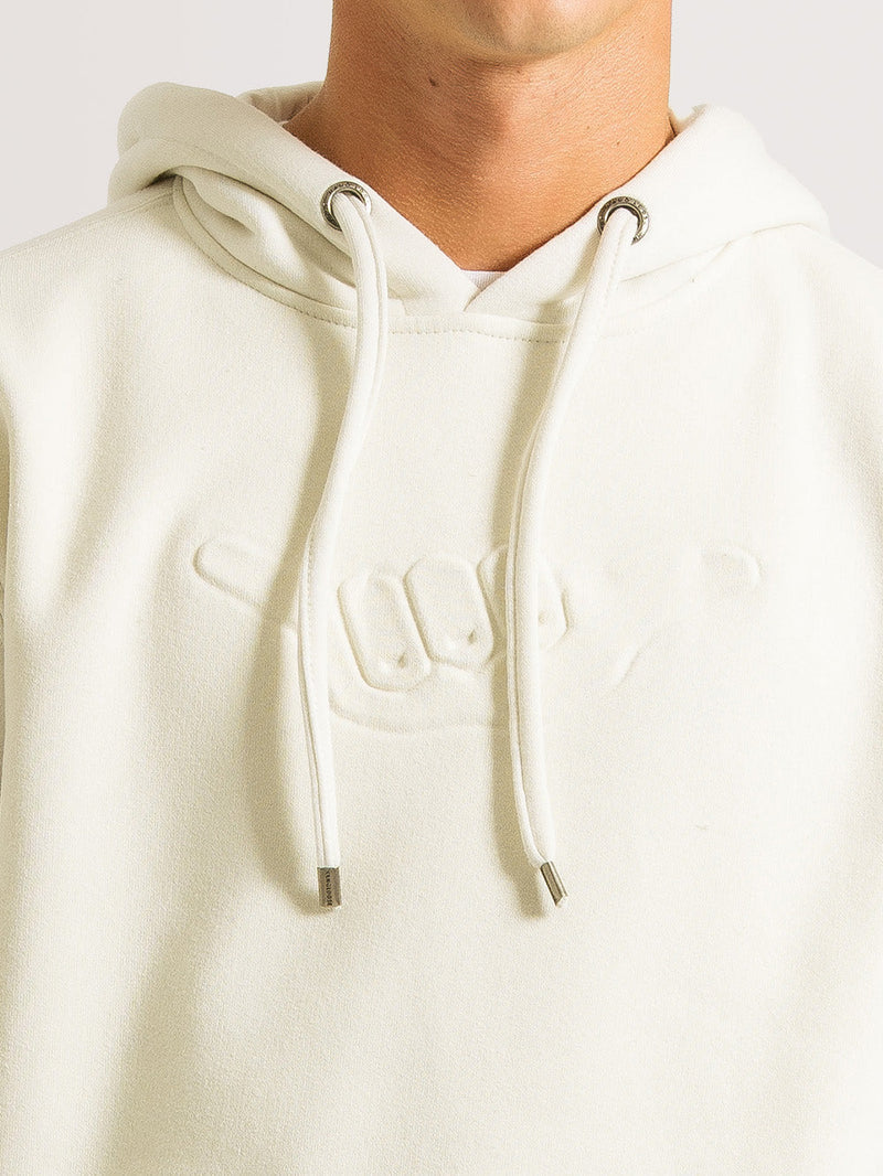 Moletom Canguru Hang Loose Retro Off White