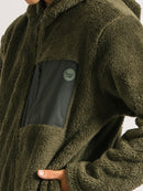 Moletom Especial Hang Loose Fleece Verde Militar