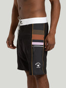Boardshort Hang Loose Stripe Preto