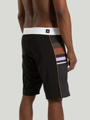 Boardshort Hang Loose Stripe Preto