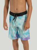 Boardshort Hang Loose Tie Dye Juvenil Azul